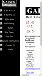 Mobile Screenshot of gainesrealestate.com