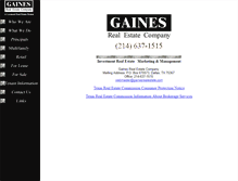 Tablet Screenshot of gainesrealestate.com